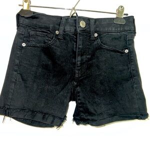 American Eagle Black Denim Shorts